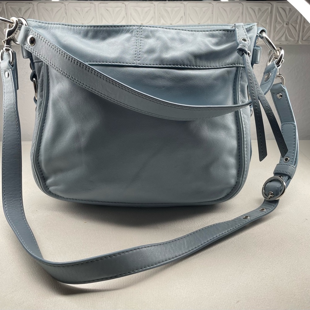 Coach Leather Zoe Hobo Shoulder Bag - Picture 6 of 10